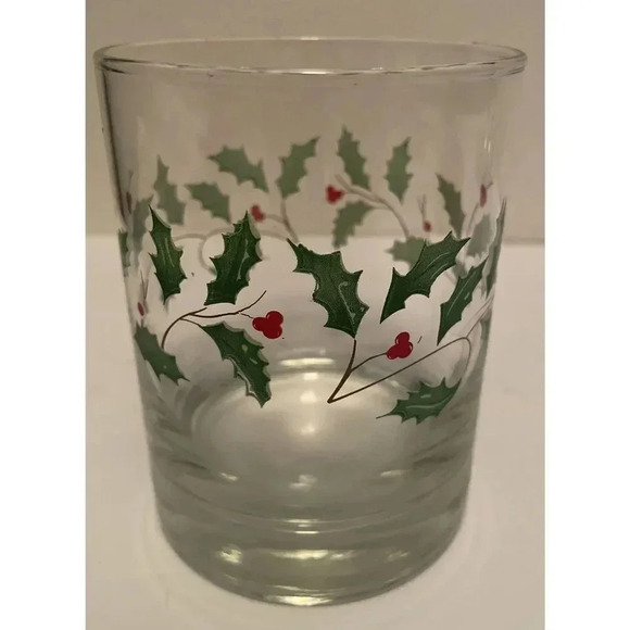 Lenox Holiday Old Fashioned Glass  4 1/8” H‎ x 3 1/4”W - Picture 5 of 7